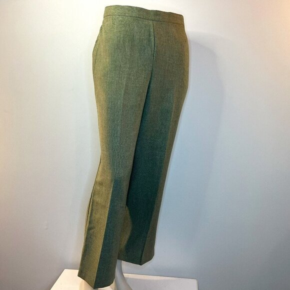 ALFRED DUNNER Women's Botanical Gardens Sage Green Pants - Size 14P - NWT $48 - Picture 1 of 5